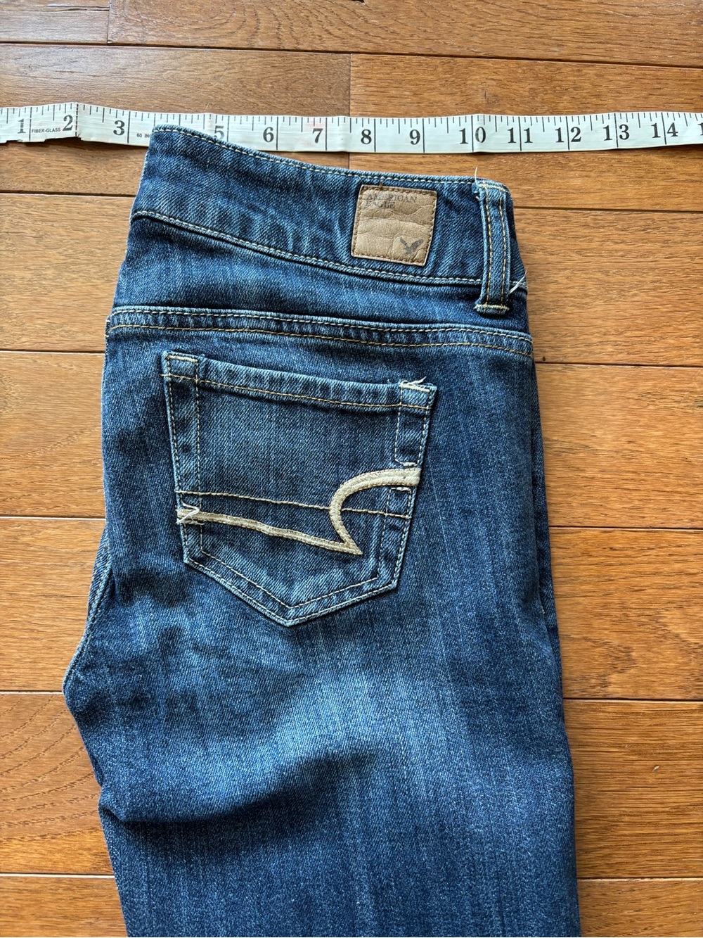 Y2k American Eagle Outfitters Dark Blue Bootcut Jeans